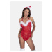 LivCo Corsetti Fashion Body Santas Lace Lady 90705 Red