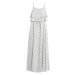 MYMO Letní šaty šedá / černá / barva bílé vlny