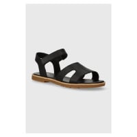 Sandály Sorel ELLA III ANKLE STRAP dámské, černá barva, 2076821010