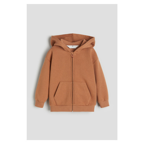 H & M - Bunda na zip's kapucí - oranžová H&M