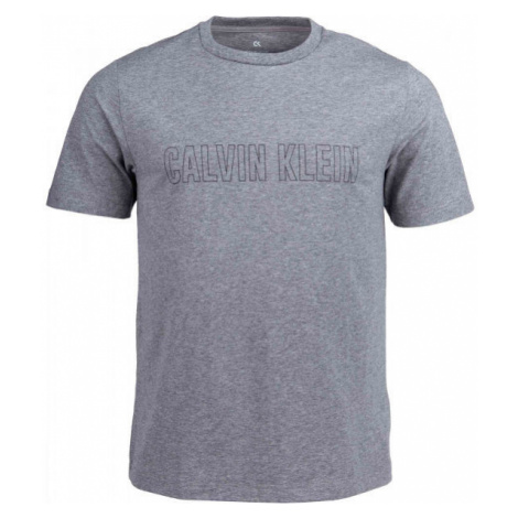 Calvin Klein SHORT SLEEVE T-SHIRT Pánské tričko, šedá, velikost