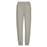 Tepláky trussardi trousers jogging cotton fleece šedá