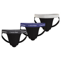 Calvin Klein 3 PACK - pánské slipy JOCK STRAP NB3363A-H4X