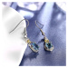 Sisi Jewelry Náušnice Swarovski Elements Santini - Luxus a Elegance - srdíčko E1046-TBB 3016 Svě