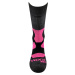 Voxx Etrex Unisex froté ponožky BM000000578500100020 černo-růžová