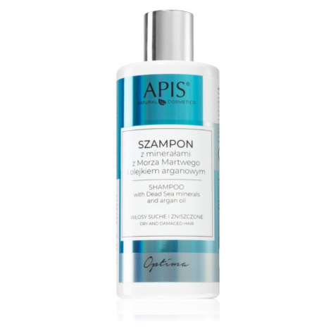 Apis Natural Cosmetics Optima hydratační šampon s minerály z Mrtvého moře 300 ml