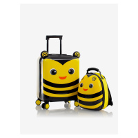 Černo-žlutý dětský kufr a batoh Heys Super Tots Bumble Bee
