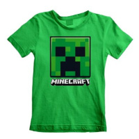 Minecraft - Creeper Face - dětské tričko - 5-6 let