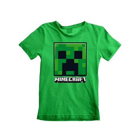 Minecraft - Creeper Face - dětské tričko - 5-6 let Local Heroes