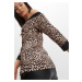 Bonprix BODYFLIRT Carmen tričko se leopardím vzorem Barva: Béžová, Mezinárodní
