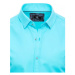 D Street Pánská košile s krátkým rukávem Tegnunil světle modrá Modrá