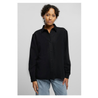 Urban Classics / Ladies Oversized Twill Shirt black