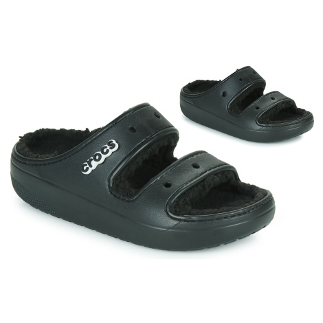 Crocs CLASSIC COZZY SANDAL Černá