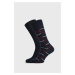 2 PACK tmavě modrých ponožek Stripe 39-42 Tommy Hilfiger