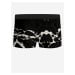 Sada dvou pánských vzorovaných boxerek v khaki a černé barvě Björn Borg Core Trunk