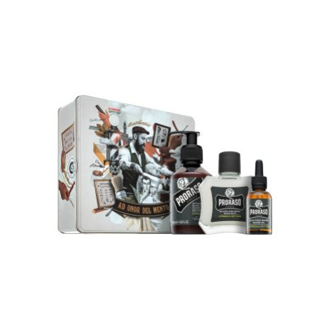 Proraso Cypress And Vetiver dárková sada Metal Box Beard Care 200 ml + 100 ml + 30 ml