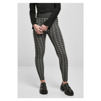 Ladies Seamless Heritage Leggings - blackhoundstooth