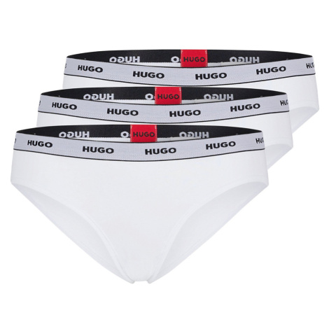 Three Pack Of Briefs With Logo Stretch-Cotton Hugo Boss