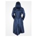 Kabát nepromokavý Long Trench UHIP, dámský, navy blue