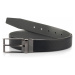 Opasek trussardi belt h3,5 cm reversible squared buckle full grain + smooth leather černá