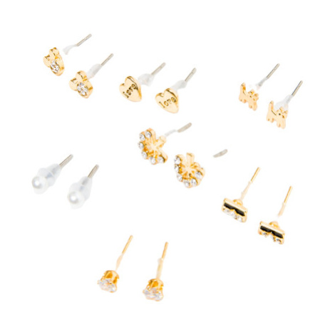Gold earrings Yups dbi0440. R06