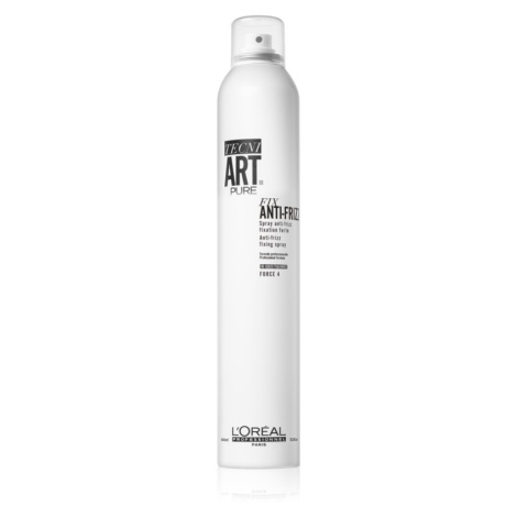 L’Oréal Professionnel Tecni.Art Fix Anti Frizz Pure 24 hodinový fixační sprej proti krepatění a  L’Oréal Paris