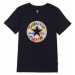 Converse FLOWER VIBES CHUCK PATCH CLASSIC TEE Dámské tričko, černá, velikost