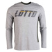 Lotto LOGO II TEE LS MEL JS Pánské tričko s dlouhým rukávem, šedá, velikost