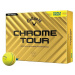 Callaway Chrome Tour Yellow Triple Track Golfové míčky