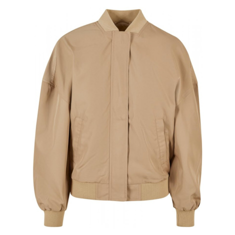 Ladies Recycled Oversized Light Bomber Jacket - unionbeige Urban Classics