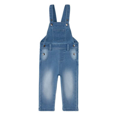 lupilu® Dětské kalhoty s laclem BIO (modrá)