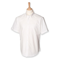Henbury Pánská košile s krátkým rukávem H515 White