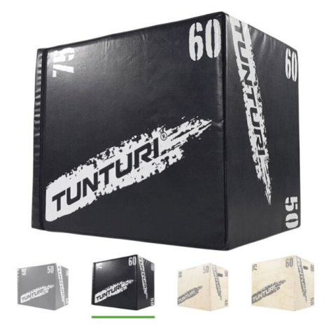 Tunturi PLYO BOX SOFT 50/60/75 CM Plyometrická bedna, černá, velikost