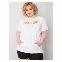 Dámská bílá halenka plus size