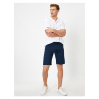 Koton Woven Shorts with Adjustable Rope Belt
