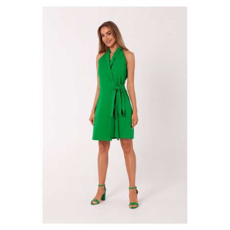 šaty s vázáním zelené model 18383659 - Moe