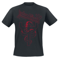 Judas Priest Snake Logo Line Tričko černá