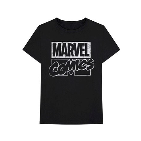 Marvel Comics - Logo - tričko černé Logoshirt