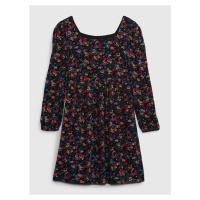 GAP Dětské šaty floral Lenzing™ Ecovero™ - Holky