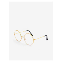 VeyRey Brýle s čirými skly lenonky Hahn zlaté