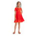Dívčí šaty Desigual oranžová barva, midi