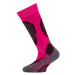 LASTING dětské merino lyžařské ponožky SJB růžové