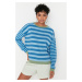 Trendyol Sweater - Grün - Regular fit