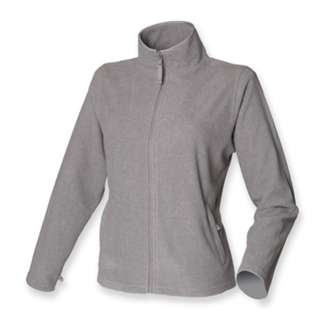 Henbury Dámská mikrofleecová bunda H851 Heather Grey