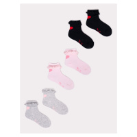 Yoclub Kids's 3Pack Socks With Frill SKA-0069G-000J-001