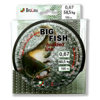 BROLINE Šňůra Big Fish 8x Dyn 167m Varianta: 0,75mm 60,5kg