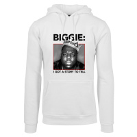 Mister Tee / Biggie Crown Hoody white