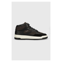 Kožené sneakers boty Copenhagen černá barva, CPH174M material mix