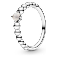 Pandora Stříbrný prsten pro ženy narozené v červnu 198867C06 56 mm
