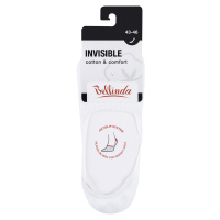Bellinda INVISIBLE vel. 43/46 dámské a pánské nízké ponožky 1 pár bílé